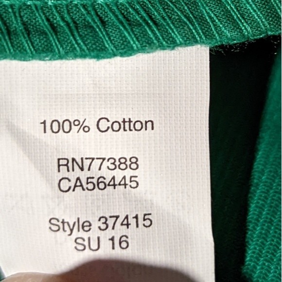 J. Crew Factory Double Serge Cotton "The Pencil Skirt" Size 4 Kelly Green - Picture 4 of 4